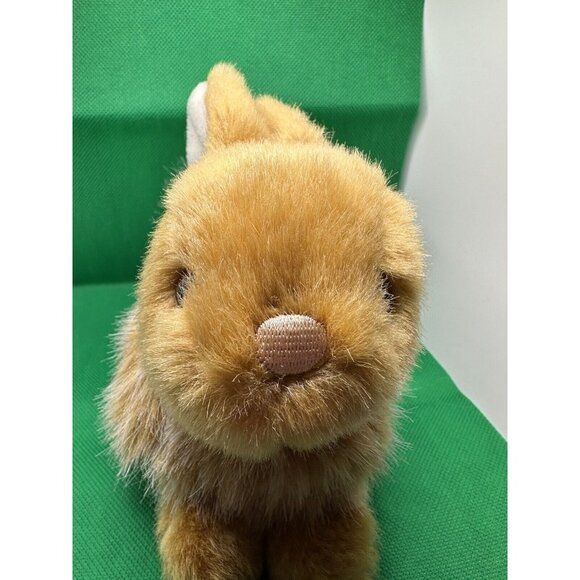 Rabbit Plush Easter Bunny by Chosun International Realistic Brown stuffed animal - Picture 5 of 8